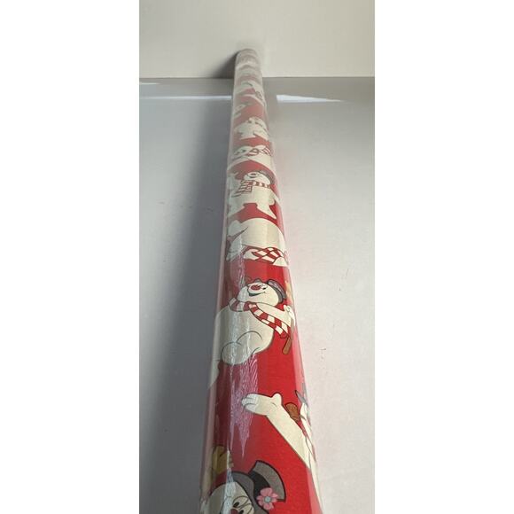 Frosty The Snowman Christmas Wrapping Paper Brand New 20 Sq Feet - Picture 4 of 4